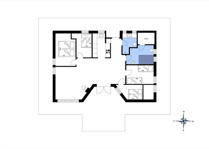 Bv163-blavand-poul-helgesensvej-13 別荘 ブラーバンド